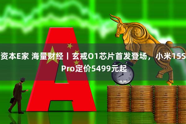 资本E家 海量财经丨玄戒O1芯片首发登场，小米15S Pro定价5499元起