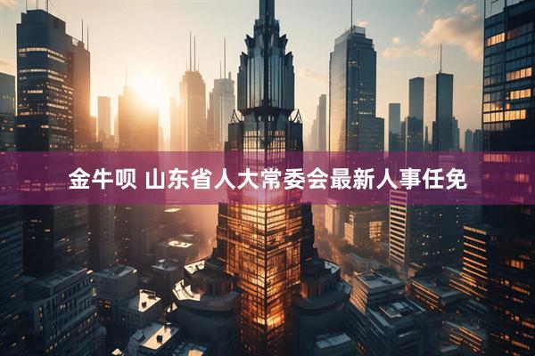 金牛呗 山东省人大常委会最新人事任免