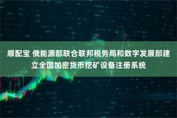 顺配宝 俄能源部联合联邦税务局和数字发展部建立全国加密货币挖矿设备注册系统