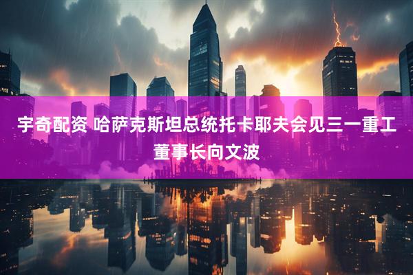 宇奇配资 哈萨克斯坦总统托卡耶夫会见三一重工董事长向文波