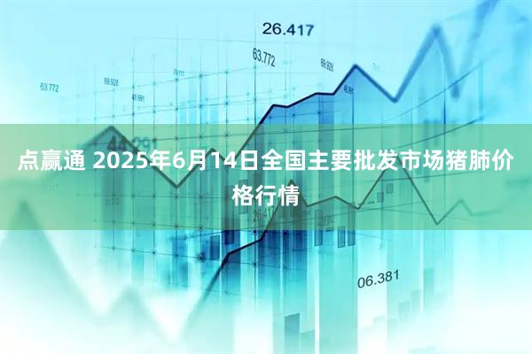 点赢通 2025年6月14日全国主要批发市场猪肺价格行情